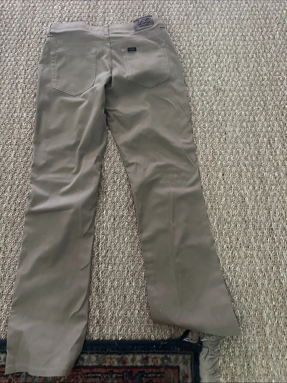 Lee Men's Straight Fit Chino Pants - Gray